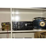 A TRIO R-300 HAM RADIO RECEIVER, a Cuna Search 9 CB radio receiver, a Steepletone Retro Radio, a