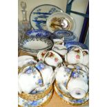 A ROYAL ALBERT MOONLIGHT ROSE EIGHTEEN PIECE TEA SET, a small quantity of other Royal Albert