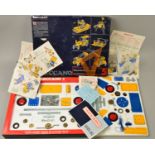 A BOXED MECCANO SET NO.5, 1970's, blue and yellow, complete, one or two smaller items missing, parts