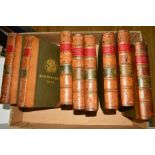 GIBBON, EDWARD - THE HISTORY OF THE DECLINE AND FALL OF THE ROMAN EMPIRE, in eight volumes, half