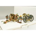 TWO BOXED KING & COUNTRY WWI GERMAN 77MM ARTILLERY SETS, FW57 (1917) and FW58 (1914), all appear