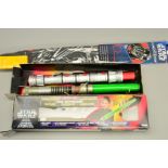 A BOXED KENNER STAR WARS ELECTRONIC LUKE SKYWALKER LIGHTSABER, not tested, contents not checked,