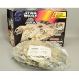 A BOXED KENNER STAR WARS ELECTRONIC MILLENNIUM FALCON, not tested, but appears complete with