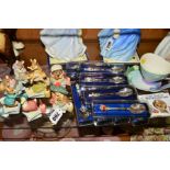 EIGHT BORDER FINE ARTS BEATRIX POTTER MINIATURE FIGURES, 'The Tale of Benjamin Bunny' BPM53, 'The