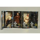 FOUR BOXED KENNER STAR WARS COLLECTORS SERIES 12 INCH FIGURES, Han Solo, Luke Skywalker, Darth Vader