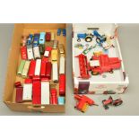 A QUANTITY OF UNBOXED AND ASSORTED MAINLY REPAINTED DIECAST VEHICLES, to include Dinky Foden