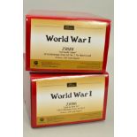 TWO BOXED W. BRITAIN WORLD WAR I 1914 CHRISTMAS TRUCE SETS, No.1 and No.2, Nos.23086 and 23088, both