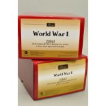 TWO BOXED W. BRITAIN WORLD WAR I GERMAN SETS, 1916 German MG 08/15 Machine Gun Section, No.23041 and