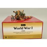 A BOXED W. BRITAIN WORLD WAR I 1916-18 GERMAN 210MM HOWITZER AND FIVE MAN CREW, No.23054, appears