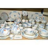 A LARGE QUANTITY OF COALPORT 'REVELRY' DINNER/TEA WARES ETC, to include cups, saucers, meat platter,