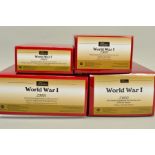 FOUR BOXED W. BRITAIN WORLD WAR I 1916 BRITISH REGIMENTAL AID POST SETS, Nos.1-4, Nos.23031-23033