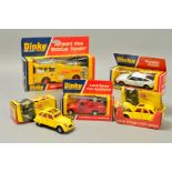 A BOXED DINKY TOYS E.R.F. AIRPORT FIRE RESCUE TENDER, No.263, boxed Dinky Toys Land Rover Fire