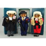 THREE BOXED LONDON OWL COMPANY FIGURES, 'The Judge', 'The Barrister' and 'The Businessman', all