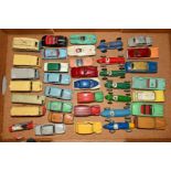 A QUANTITY OF UNBOXED AND ASSORTED PLAYWORN DINKY TOYS DIECAST VEHICLES, to include a collection