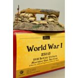 A BOXED W. BRITAIN WORLD WAR I 1916 BRITISH VICKERS MACHINE GUN SECTION, No.23015, appears