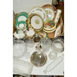 CERAMICS AND GLASS ETC, to include Coalport 'Ming Rose', Aynsley, Royal Grafton tea wares in the