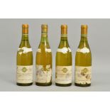 FOUR BOTTLES OF WHITE BURGUNDY, comprising three bottles of Puligny - Montrachet 1985 Clos de la