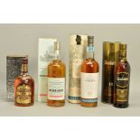THREE BOTTLES OF SINGLE MALT, comprising a bottle of Glenfiddich Single Malt Scotch Whisky, 18 years