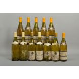 TWELVE BOTTLES OF WHITE BURGUNDY, comprising six bottles of Bourgogne Blanc, Domaine Rene Manuel