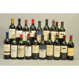 NINETEEN BOTTLES OF BORDEAUX/SOUTH-WEST RED WINE, including three bottles of Chateau Bel Air 1989