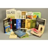 A COLLECTION OF GLASS REFERENCE BOOKS, to include Arthur Negus Guide to British Glass, English