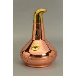 COPPER WHISKY DECANTER IN THE FORM OF A STILL (MACALLAN ?)