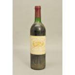 A BOTTLE OF CHATEAU MARGAUX 1981 PREMIER GRAND CRU CLASSE 1855, ullage consistent with year
