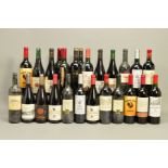 TWENTY FIVE BOTTLES OF FRENCH RED WINE, generally Vin de Pays standard or a little above but with