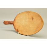 ROBERT (MOUSEMAN) THOMPSON, a carved oak cheese board, oval shape with trademark mouse to the