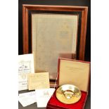 AN ELIZABETH II LIMITED EDITION FRAMED 'THE SILVER MAP OF GREAT BRITAIN', in a limited edition of