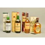 FOUR BOTTLES OF SINGLE MALT, comprising a bottle of The Glenlivet Unblended Malt Scotch Whisky, 12