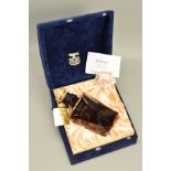 A BOTTLE OF MARTELL CORDON BLEU COGNAC, Baccarat Edition in a decanter and presentation box, the
