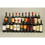 TWENTY THREE BOTTLES OF ITALIAN RED WINE, to include various Chianti, Sangiovese and Rosso Piceno