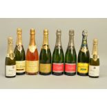 SIX BOTTLES OF CHAMPAGNE, and two half-bottles of Champagne comprising two bottles of Nicholas