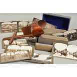 REALISTIC TRAVELS STEREOVIEWS 'THE GREAT WAR', over 100 cards contained in a double faux bookend box