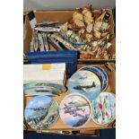 COLLECTORS PLATES to include Royal Doulton 'Heroes of the Sky', Coalport aircraft plates, a MIG-3