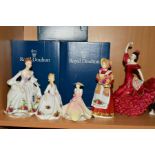 THREE BOXED ROYAL DOULTON FIGURES, 'Country Rose' HN3221, 'Old Country Roses' HN3482 and 'Old