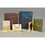 THREE POSTCARD ALBUMS, loosely inserted Edwardian topographical cards mainly of Shropshire,