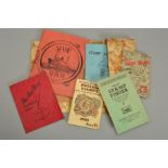 A SMALL FOLDER OF STAMPS, to include A.L. Good & Co stamp album, another small album and reference