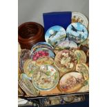 VARIOUS COLLECTORS PLATES, to include twelve Border Fine Bone china 'The Festival of Flower