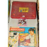 A BOXED MECCANO SET, No.6, c.1950's, red and green era, contents not checked, contains Ball