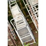 SEVEN ALUMINIUM STEP LADDERS (7)