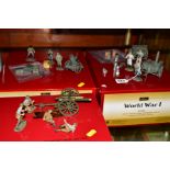 THREE BOXED W BRITAIN 'WORLD WAR I' ITEMS, to include a World War I 1916-18 German 170CM Minenwerfer