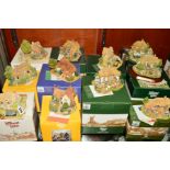 ELEVEN BOXED LILLIPUT LANE SCULPTURES FROM COLLECTORS CLUB, 'Heaven Lea Cottage' 93/94, 'Woodman's