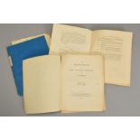 'TRANSACTIONS OF THE LINNEAN SOCIETY', volume XVIII parts 2, 3, 4 (three vols), Longman, 1839-51,