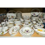 ROYAL WORCESTER 'EVESHAM' PART DINNER SERVICE, to include oval plates, tureens, serving dishes,