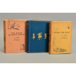 MILNE, A.A., The House At Pooh Corner, 1st Edition, Methuen, 1928, in dust jacket, together with
