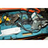 A MAKITA HR3210C 110 VOLT ROTARY HAMMER DRILL in original carrying case and a Makita RP1110C 240