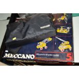 A BOXED MECCANO SET, No.5, 1970's, blue and yellow era, looks largely complete and parts look to