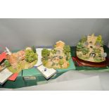 THREE BOXED LIMITED EDITION LILLIPUT LANE SCULPTURES, 'Hestercombe Cottage' L2063, No778/3950 (